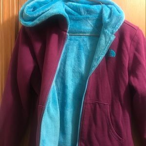 NorthFace zip front Hoodie